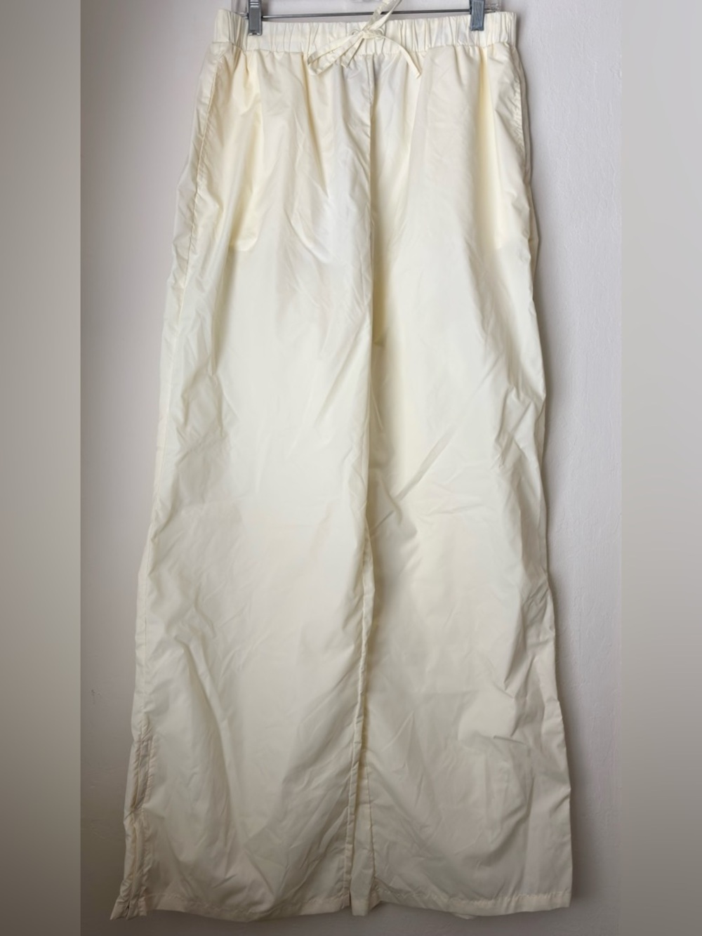 California Arts&Recreation Board Cienega Wide-Leg Track Pants Mens 34 NEW Butter